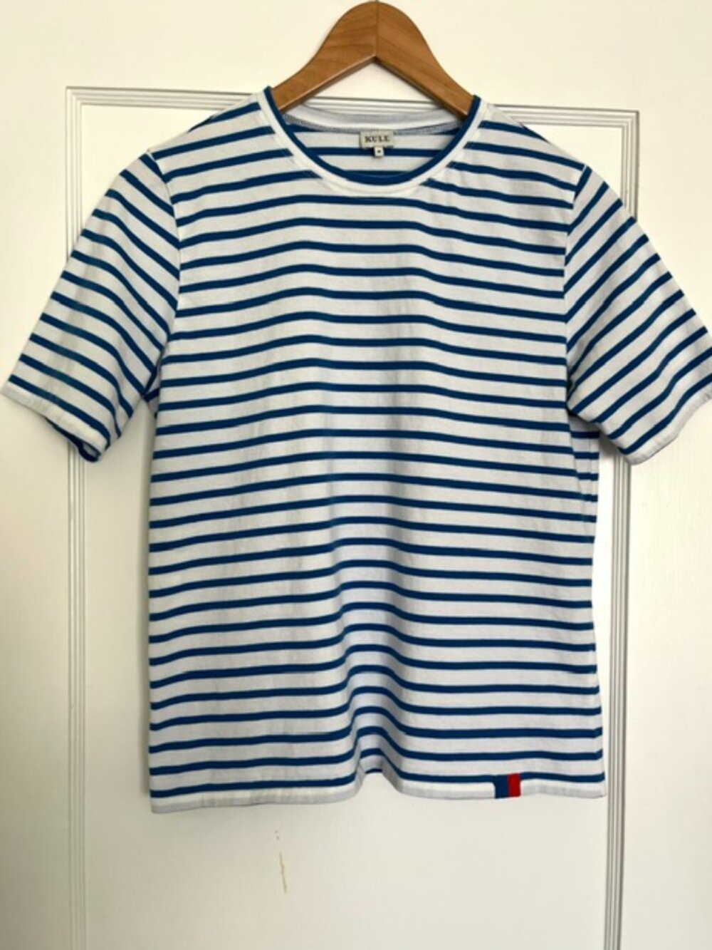 KULE Striped Modern Short Sleeve Tee | Size M - Picture 2 of 8